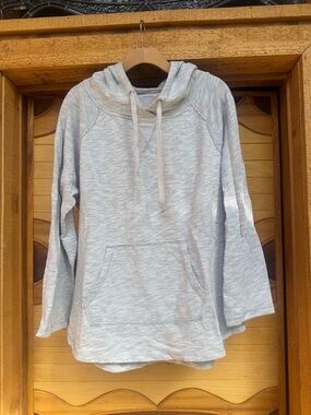 Calvin Klein Heather Light Gray Pullover Hoodie